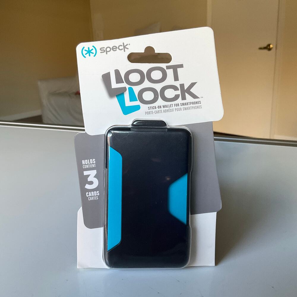 Speck LootLock - Business card case for 3 credit cards - polycarbonate - black